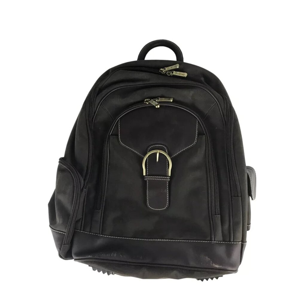 Bellino Unisex Adults Brown Inner Dividers Zipper Shoulder Strap Laptop Bag